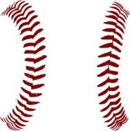 Softball Laces Clip Art Baseball