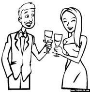 New Years Eve Coloring Pages