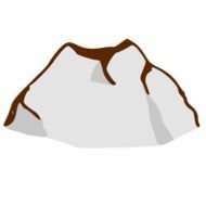 Cartoon Mountains Clip Art drawing