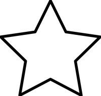 Black And White Star Coloring Pages drawing