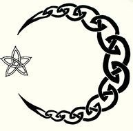 Moon Tattoo Celtic Symbols drawing