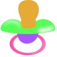 Pink Pacifier Clip Art N8