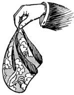 Hand With Handkerchief Clip Art