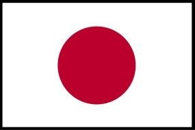 Japan Flag drawing