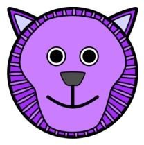Lion Head Clip Art N31