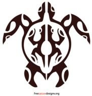 Tribal Turtle Tattoos N5