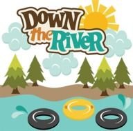 River Tubing Clip Art N8
