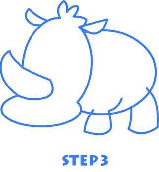 Easy To Draw Rhino Head