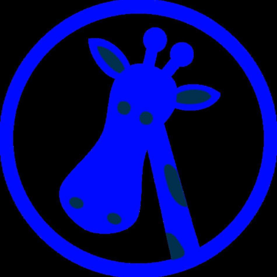 Giraffe Clip Art Logo