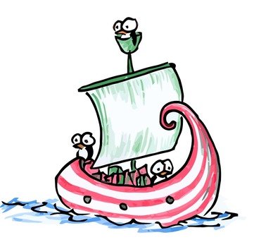Cartoon Boat N13