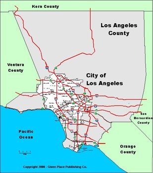 Los Angeles City Map