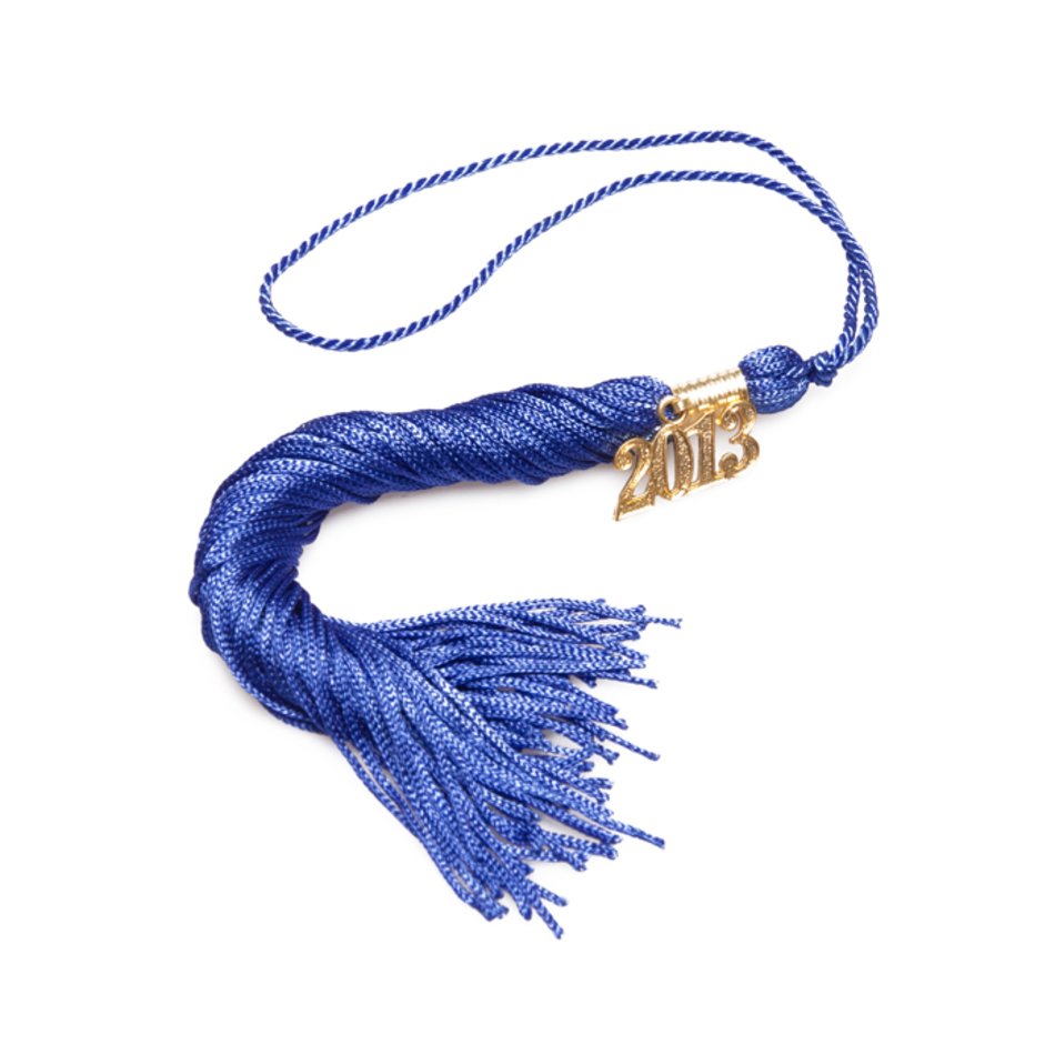 Royal Blue And Gold Graduation Cap Tassel