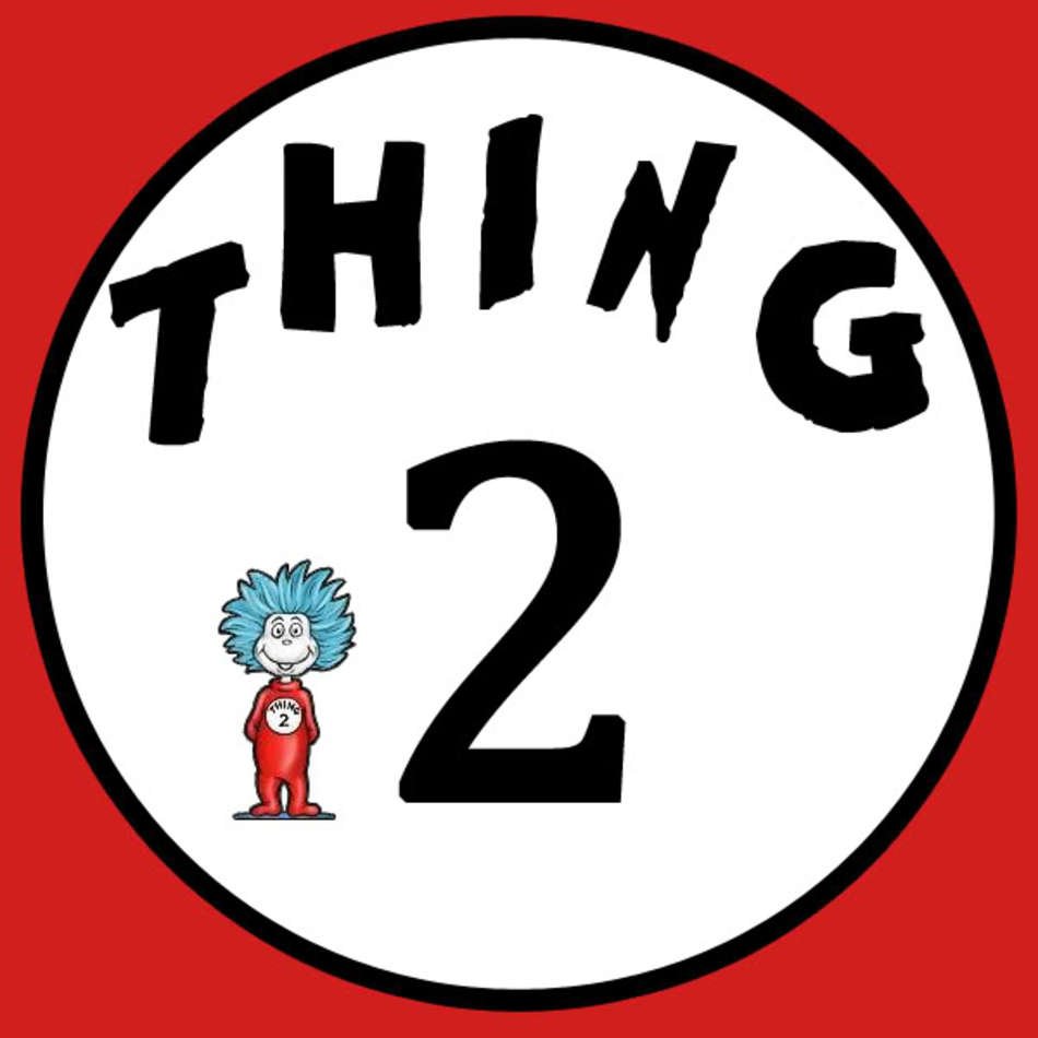 Thing 1 And 2 Logo N2 Free Image Download