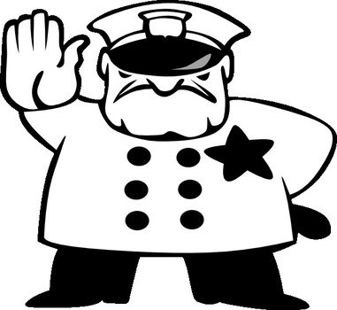 Police Officer Clip Art Black And White N4