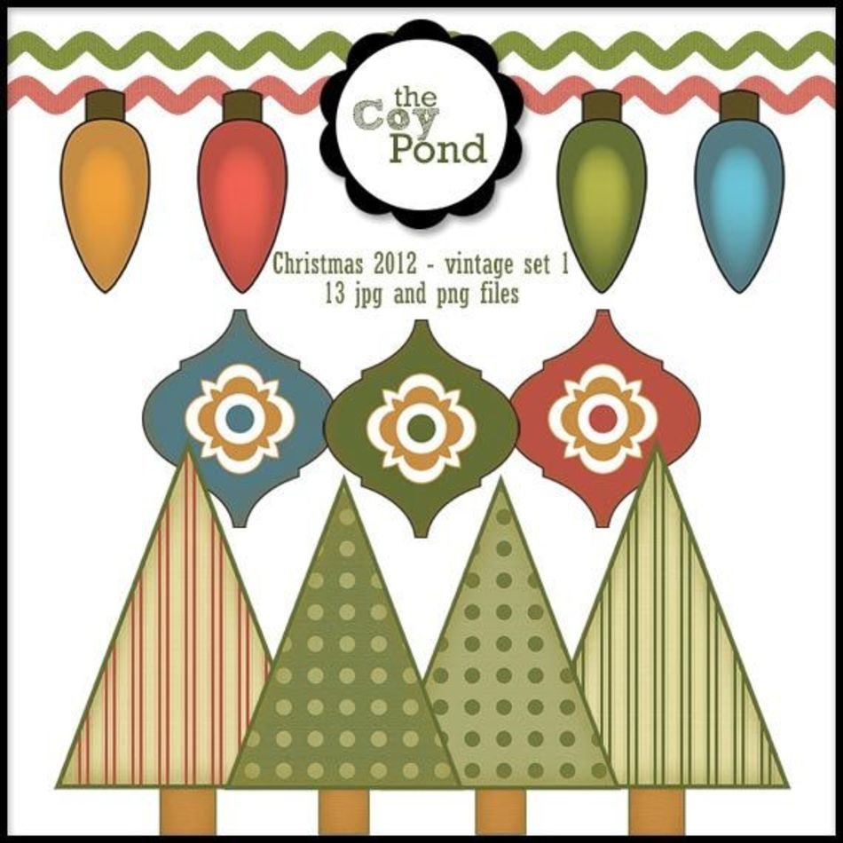 Vintage Christmas Clip Art N27