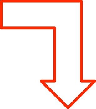 Arrow Pointing Down Clip Art N25