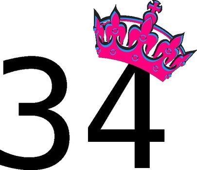 Number 34 N3