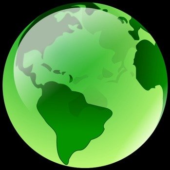 World Globe Map Clip Art N7