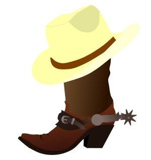 Brown Cowboy Hat Clip Art N4