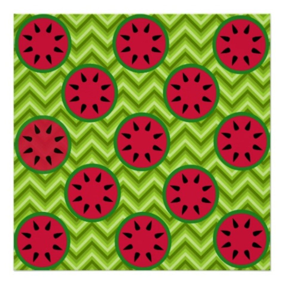 Summer Chevron Print