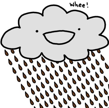 Cartoon Rain Cloud Clip Art N36