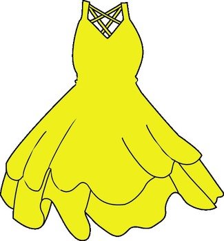 Cartoon Dress Clip Art N6