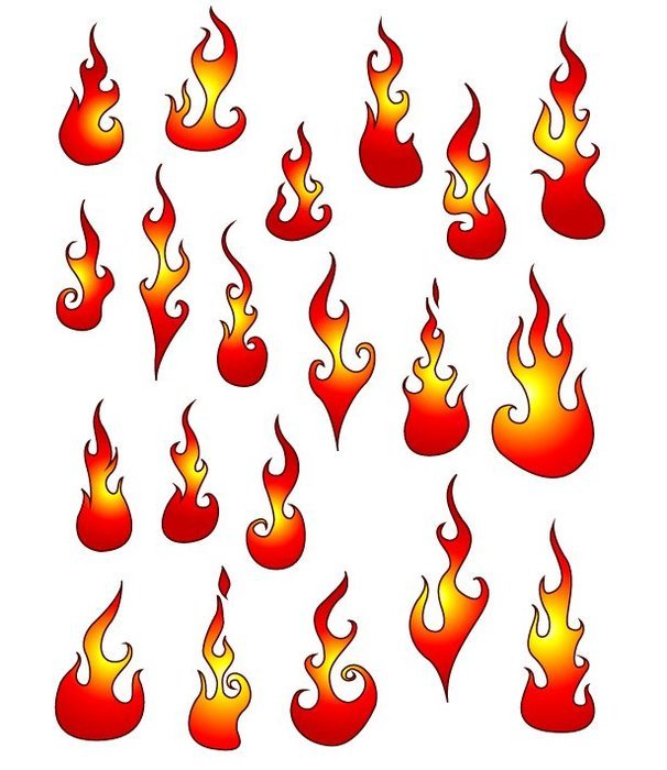 Harley Davidson Flame Clip Art