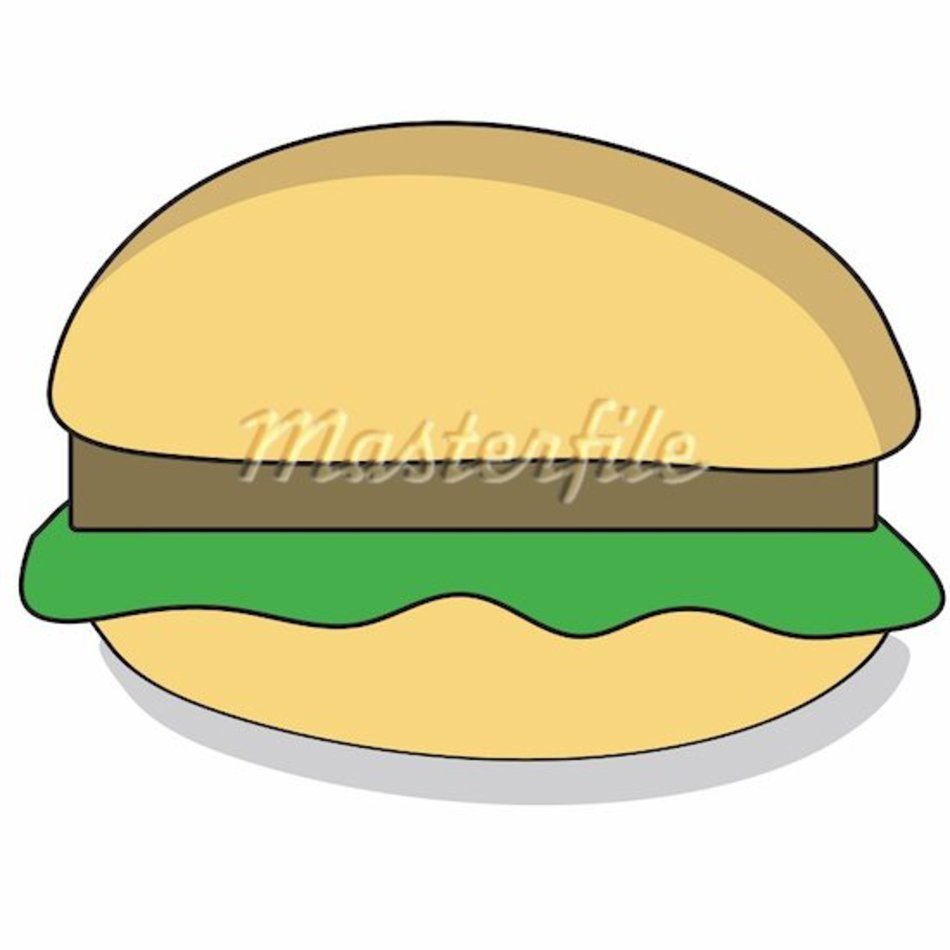 Cartoon Hamburger Clipart