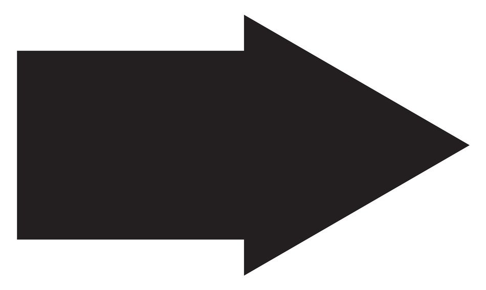 big black arrow as picture for clipart