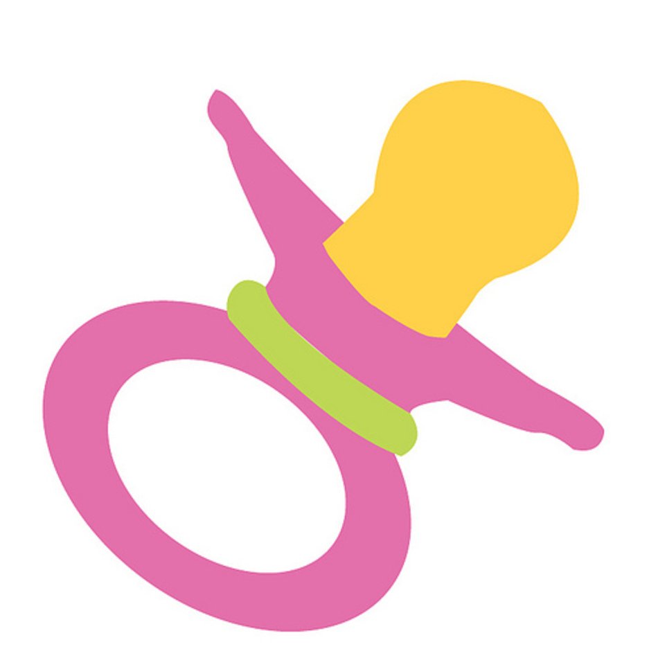 Pink Pacifier Clip Art N7