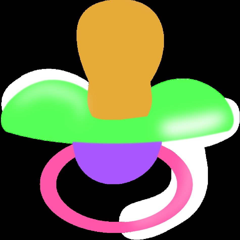 Pink Pacifier Clip Art N8