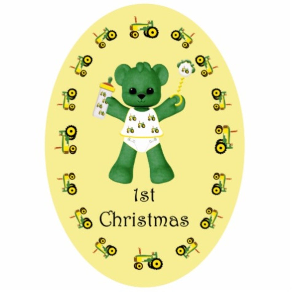 Christmas Tree Ornaments For A Tractor