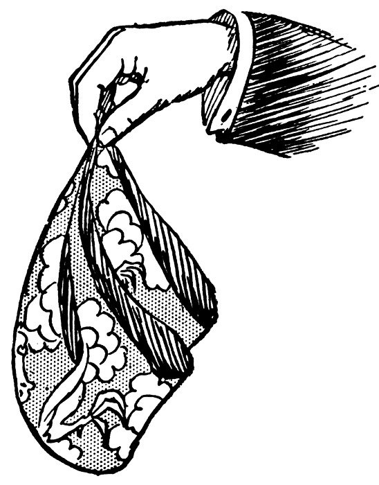 Hand With Handkerchief Clip Art