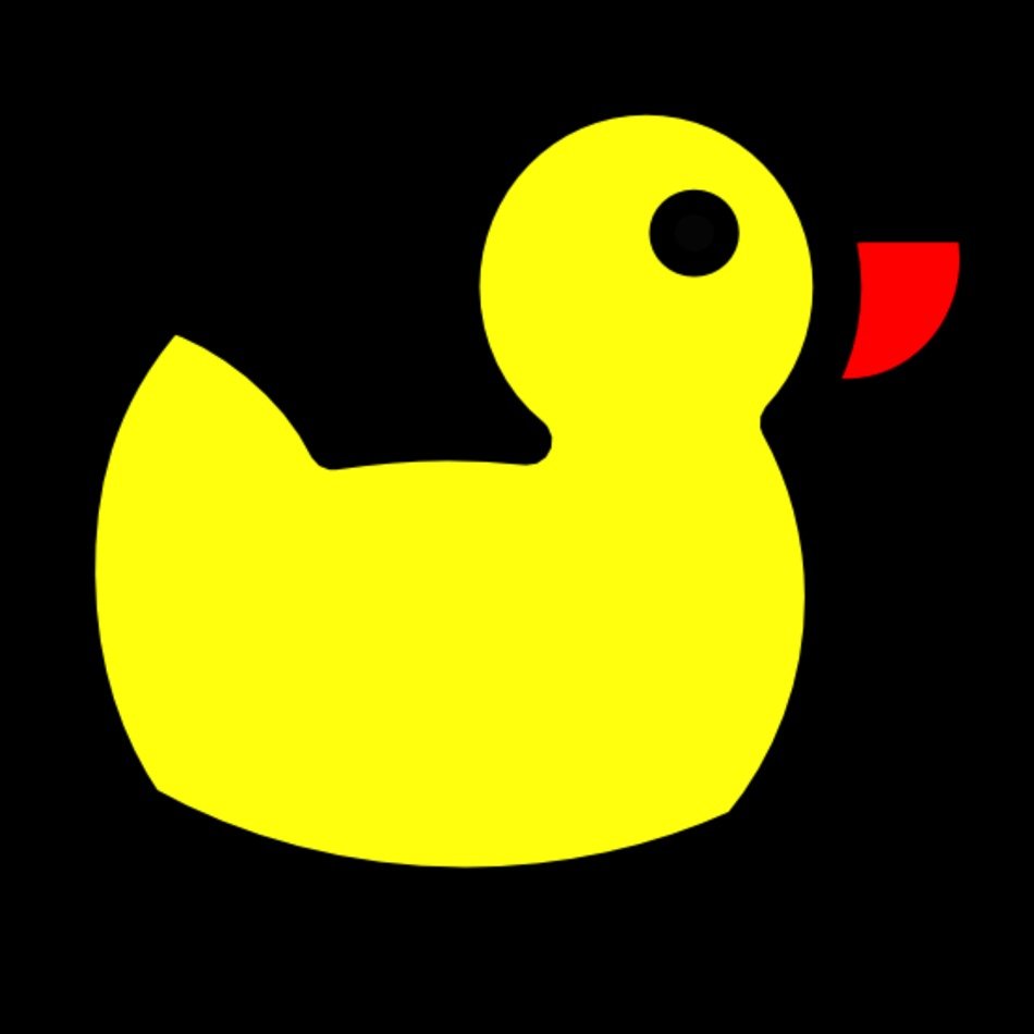 Rubber Duck Coloring Page N4