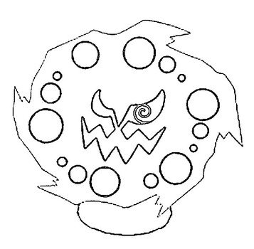 Spiritomb Pokemon Coloring Pages