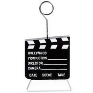 black and white movie sign