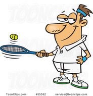 Cartoon Bouncing Tennis Ball N4