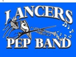 Lancers Pep Band as the inscription in the picture