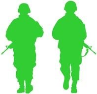 Army Soldiers From drawing