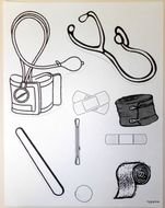 Doctor Kit Coloring Page