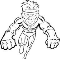 Super Hero Clip Art N105
