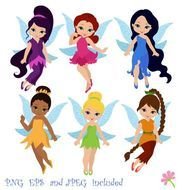 Cute Fairy Clip Art N11