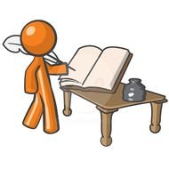 Book Writing Clip Art N7