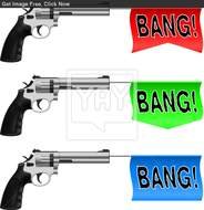 Related Pictures Guns With Bang Flags Vector