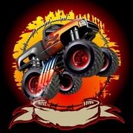 4x4 Truck drawing