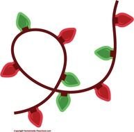 Christmas Lights Clip Art N53