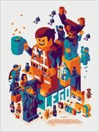 Colorful LEGO Movie clipart