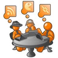 Internet Cafe Clipart Design Mascot