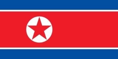 north korea flag as a picture for clipart