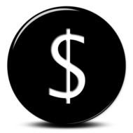 Dollar Sign Button Icon